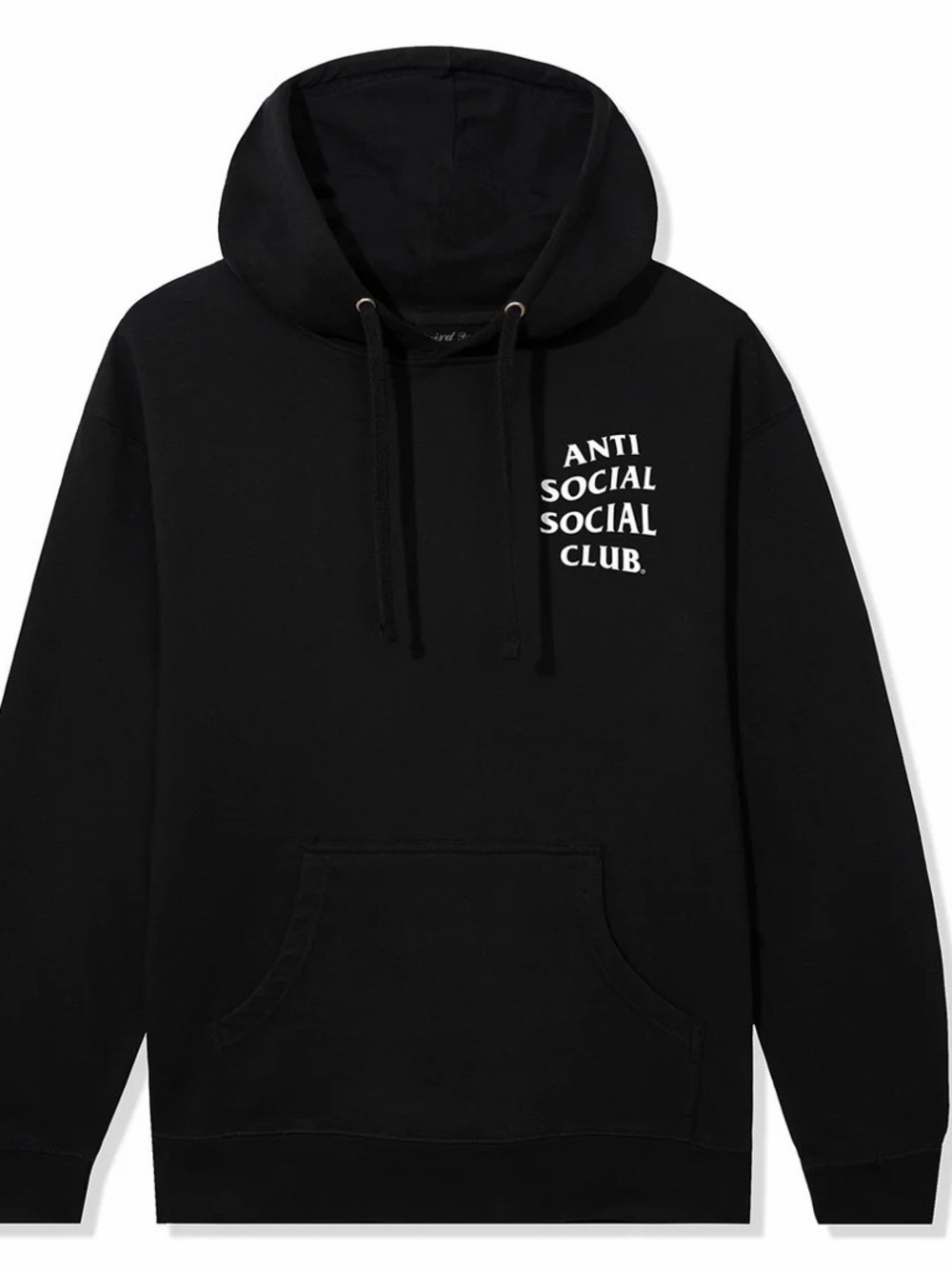 Anti Social Social Club Black Logo Pullover Hoodie